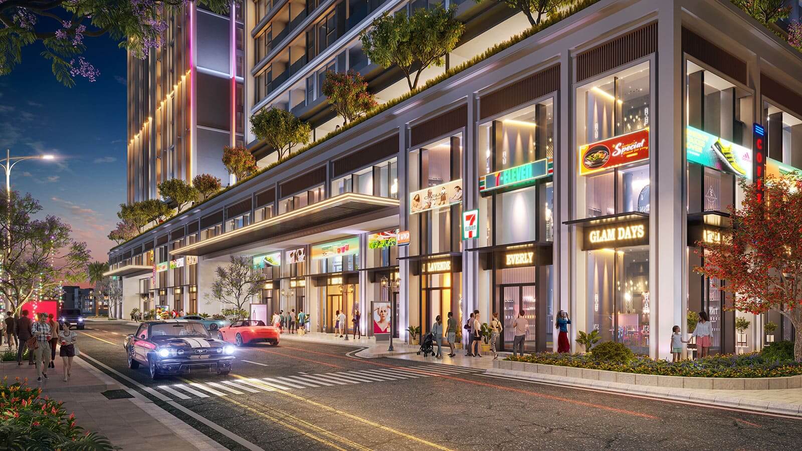 shophouse khối đế The Parkland