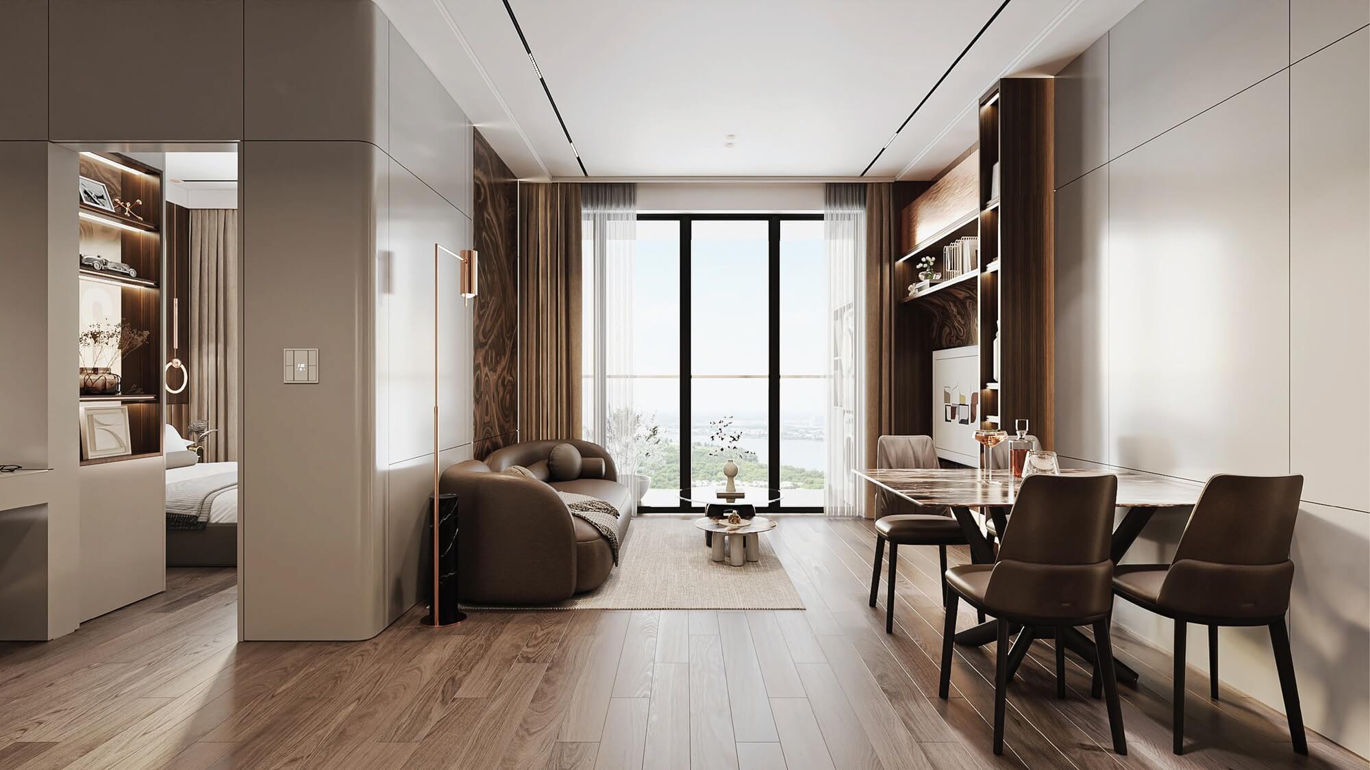 Căn hộ 1 phòng ngủ+ The ParkLand Ocean Park 2