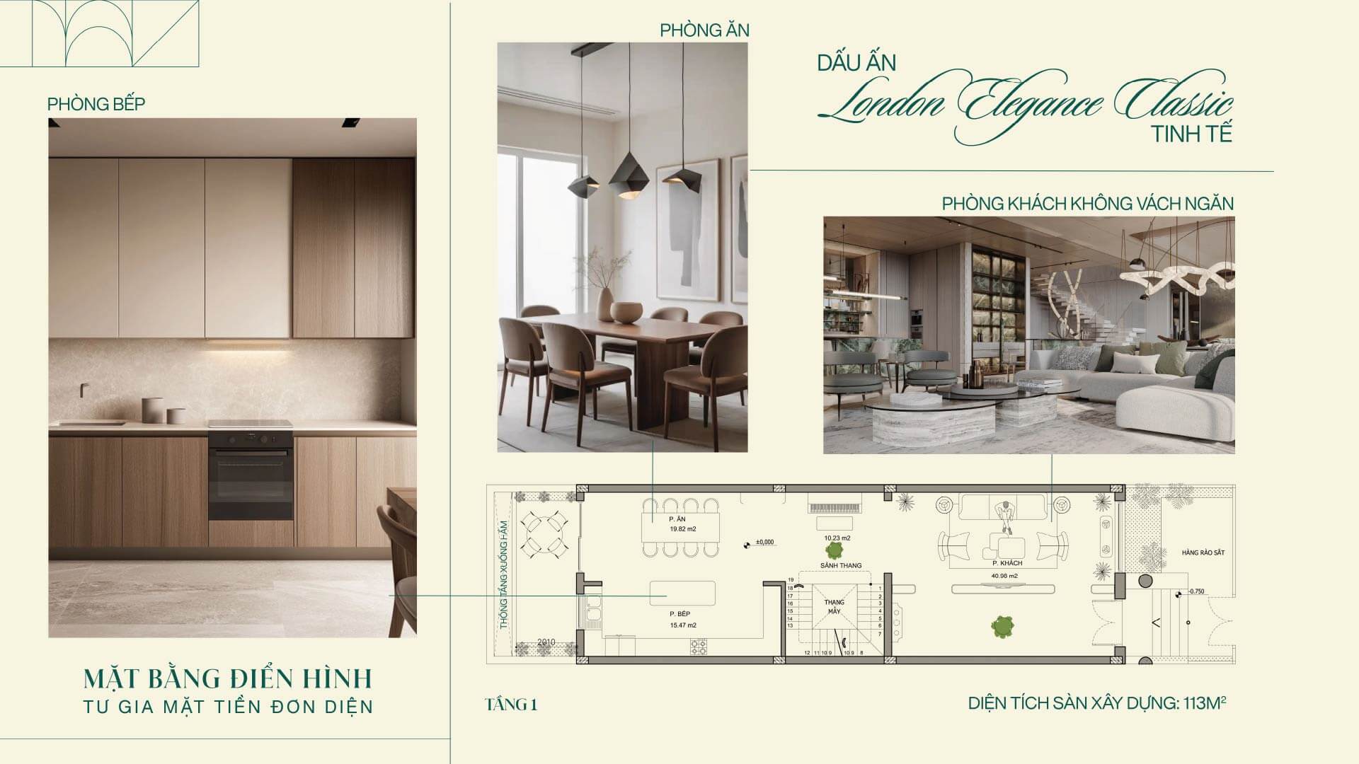 thiết kế tư dinh the park lane linh đàm