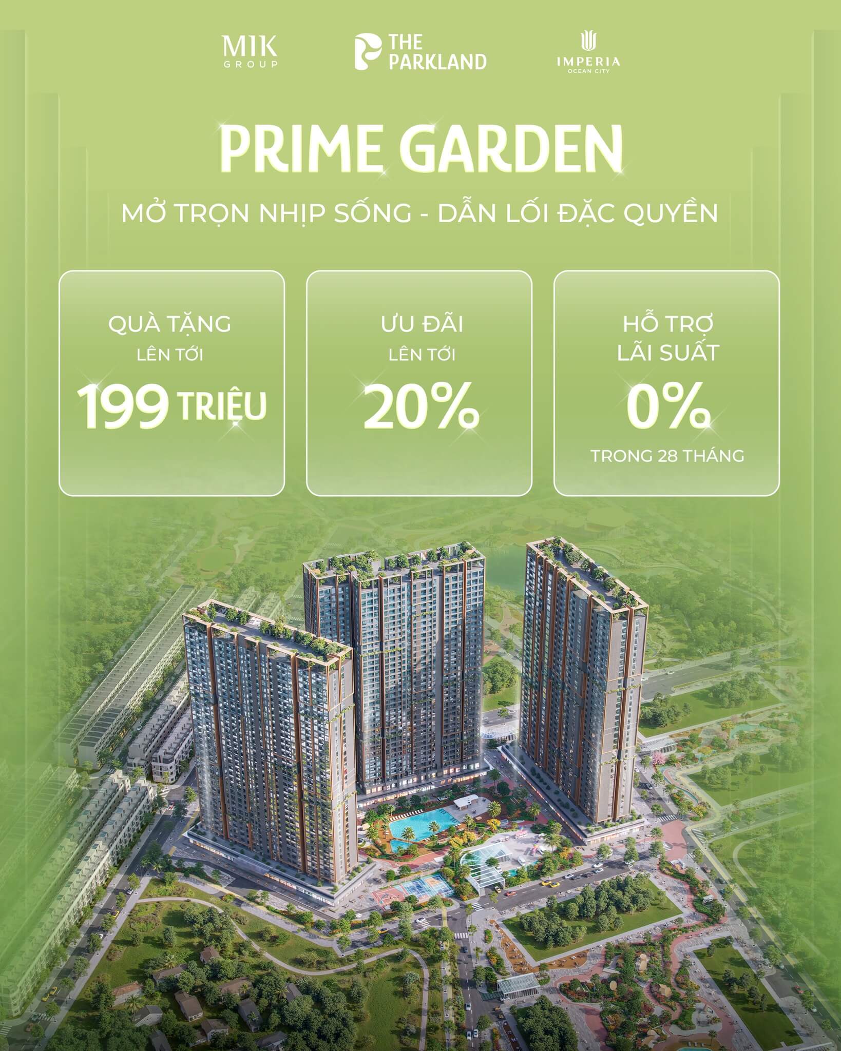 chính sách bán hàng phân khu prime garden the parkland imperia ocean city