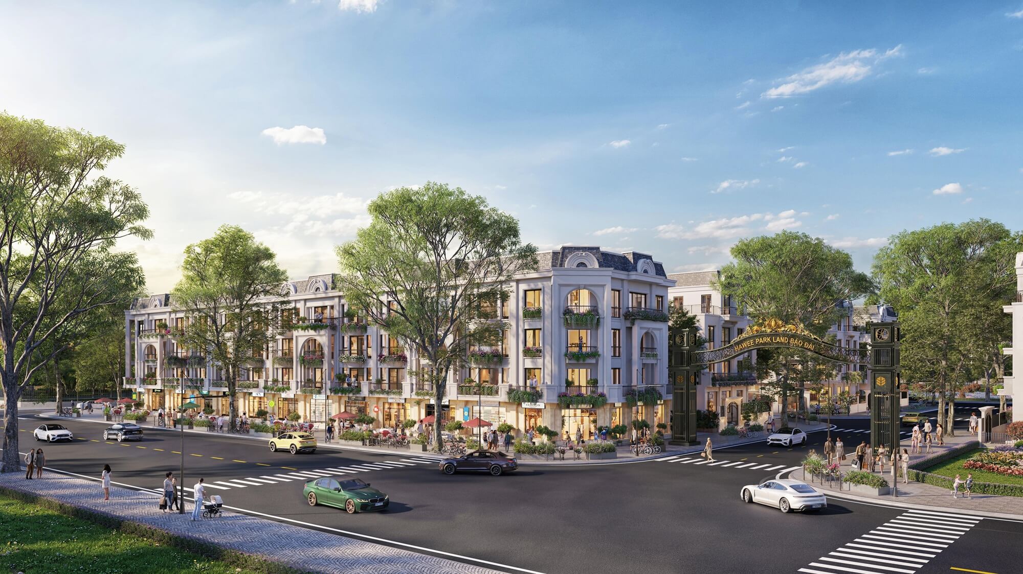 shophouse hawee parkland bảo đài