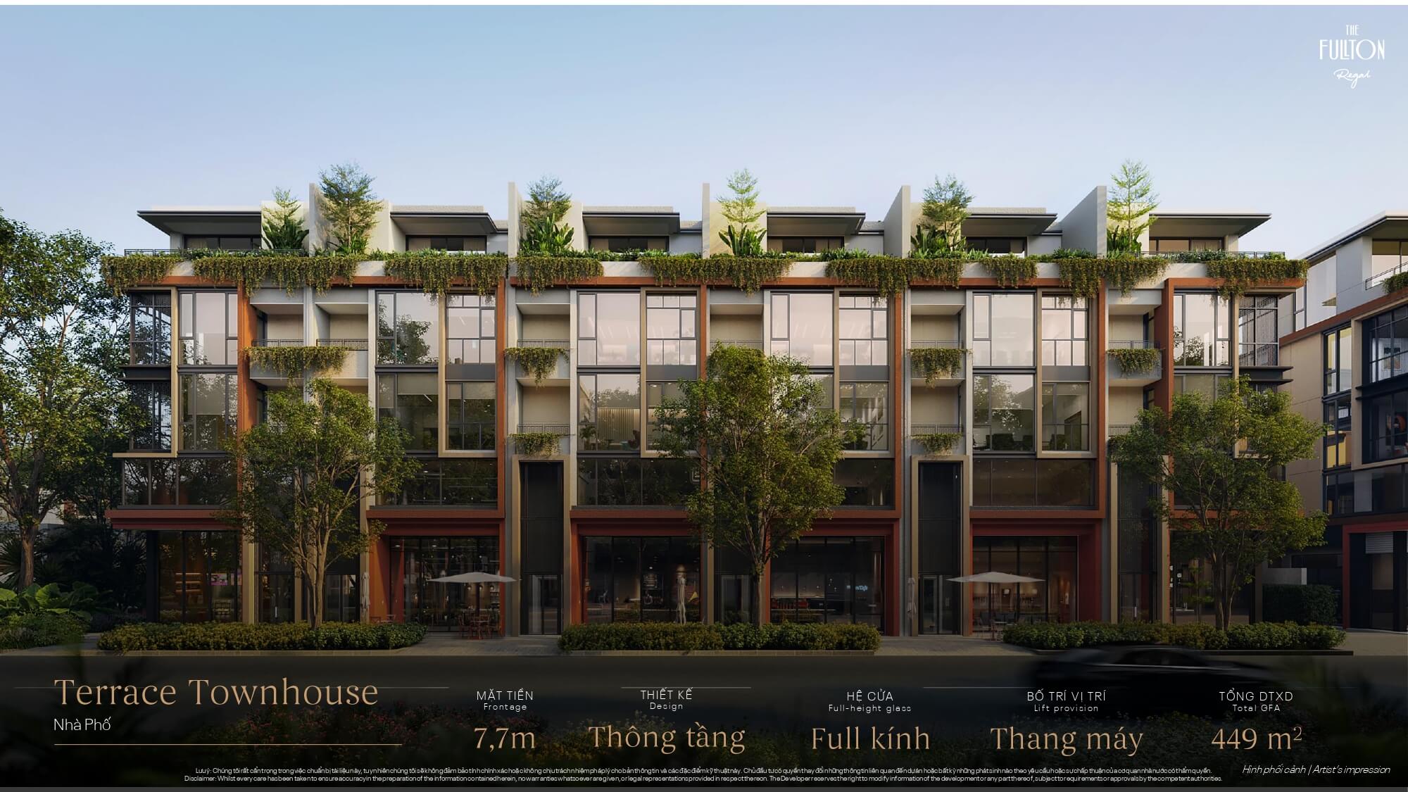 terrace townhouse the fullton regal